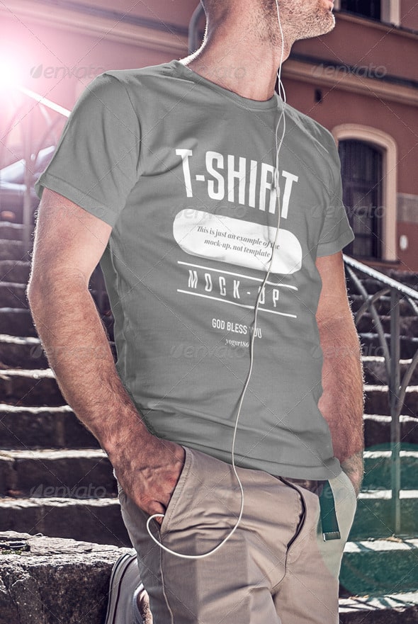 1 T shirt mockup design