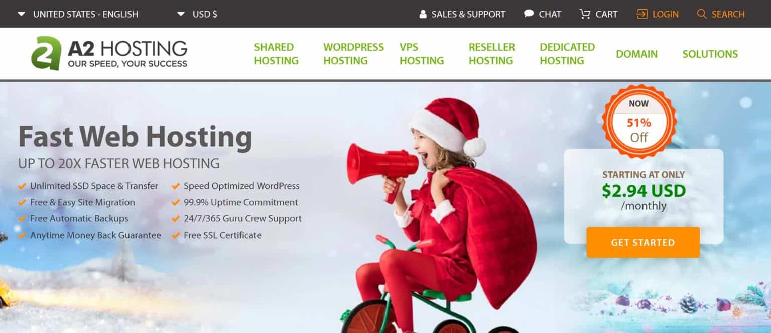 A2-Hosting-best wordpress hosting service