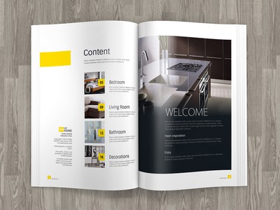 A4 Brochure Mock up