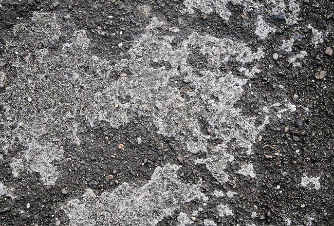 Asphalt with concrete