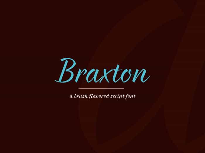 Braxton free font