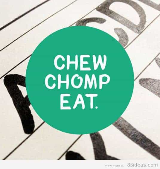 Chomp font