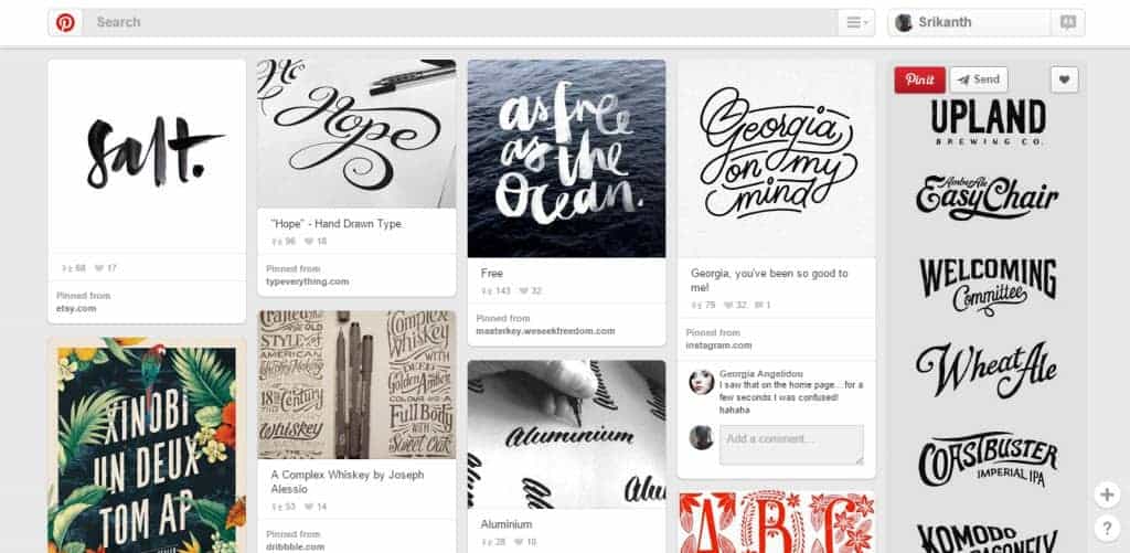 Daniel Bear Hunley Typography Pinterest Board