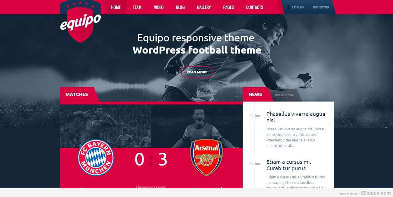 Sports WordPress Themes