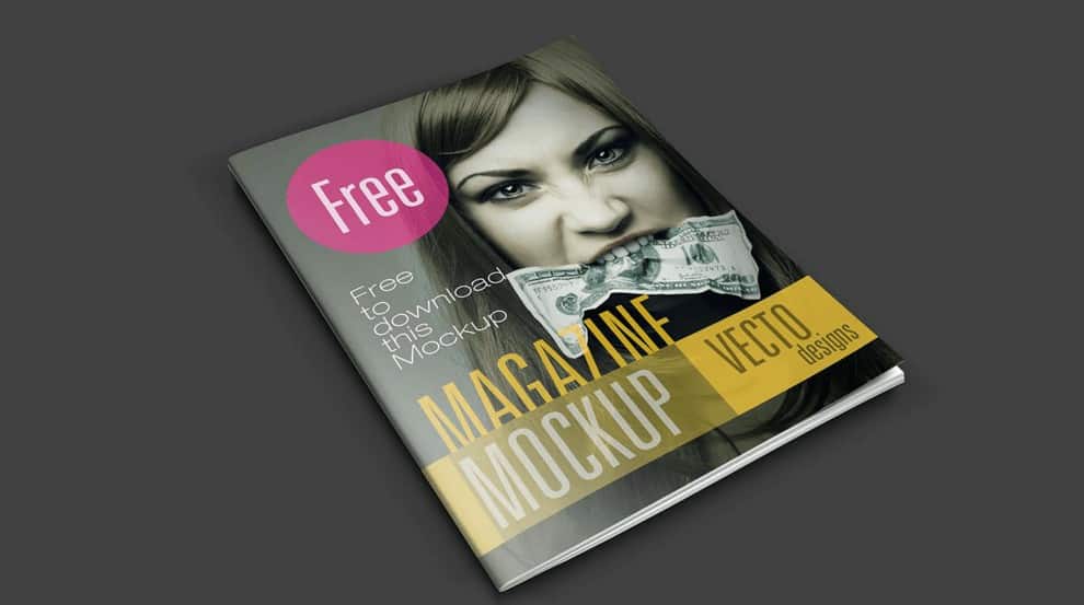 High-res Free Magazine Mockup