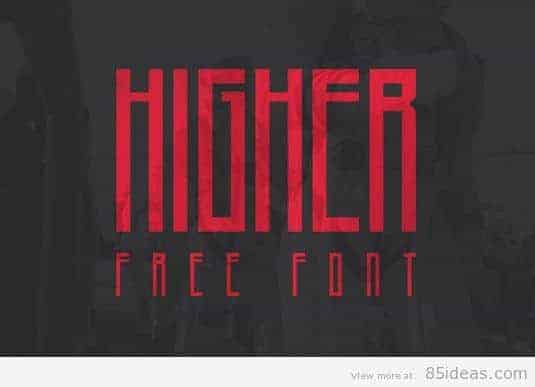 Higher font