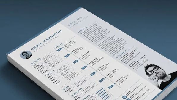 Ikono me free resume template