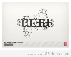 Peta_Ambigram_by_MartinIsaac