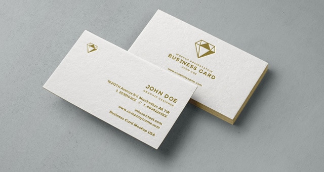 Psd Business Card Mock-Up