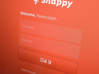 Snappy Login form