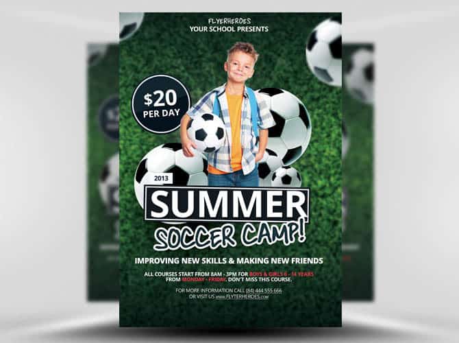 Soccer Camp Flyer Template