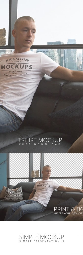 T-shirt PSD Mockup