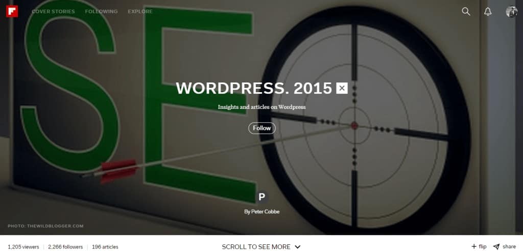 WORDPRESS articles on Flipboard