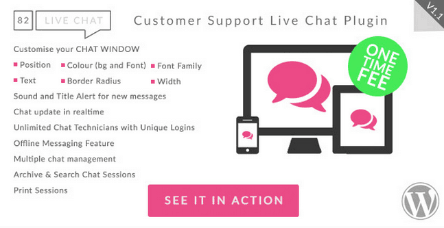 82 Live Chat WordPress Plugin