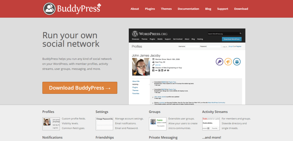 BuddyPress Plugin