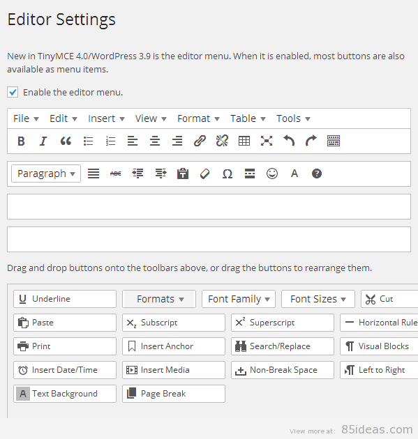 How to change WordPress font size1