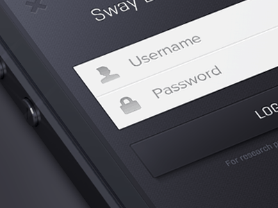 Mobile Login Form