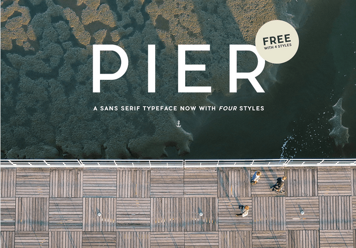 PIER SANS FREE TYPEFACE