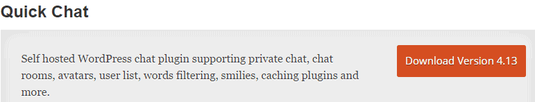 Quick Chat WordPress Plugin