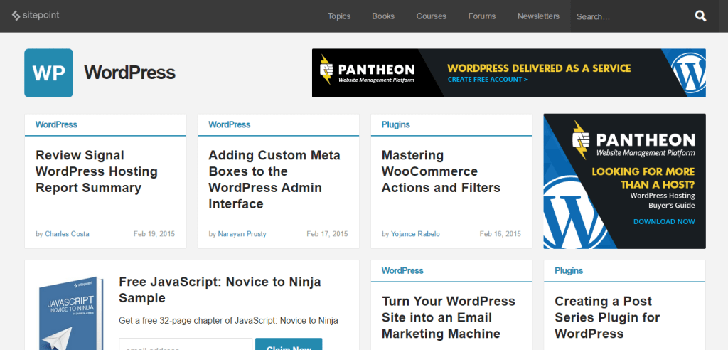 SitePoint WordPress