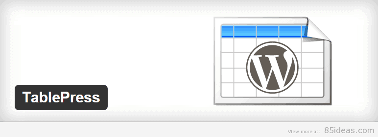 TablePress WordPress Plugins