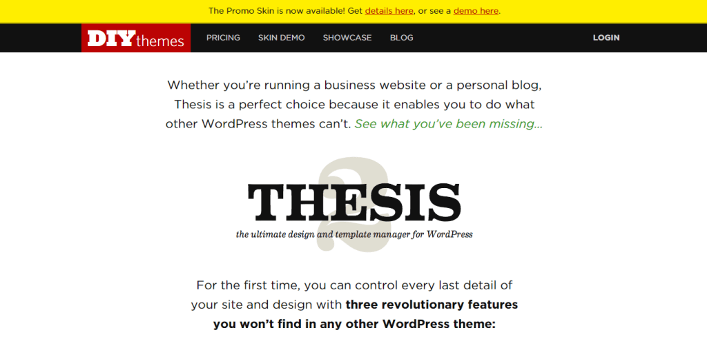 Thesis framework by DIYthemes